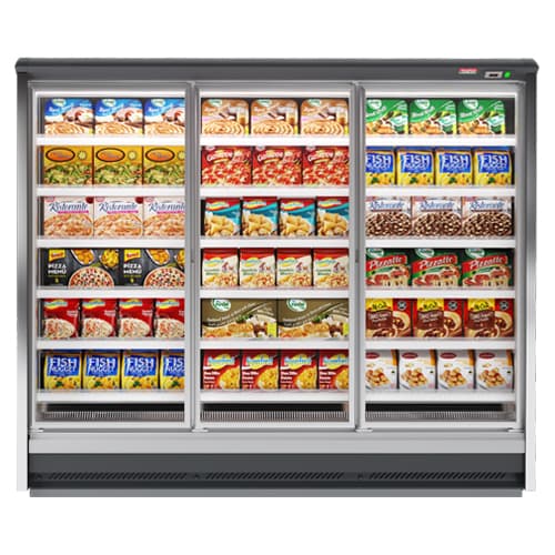 ColdCo Berfin Remote Display Freezer 3 Door